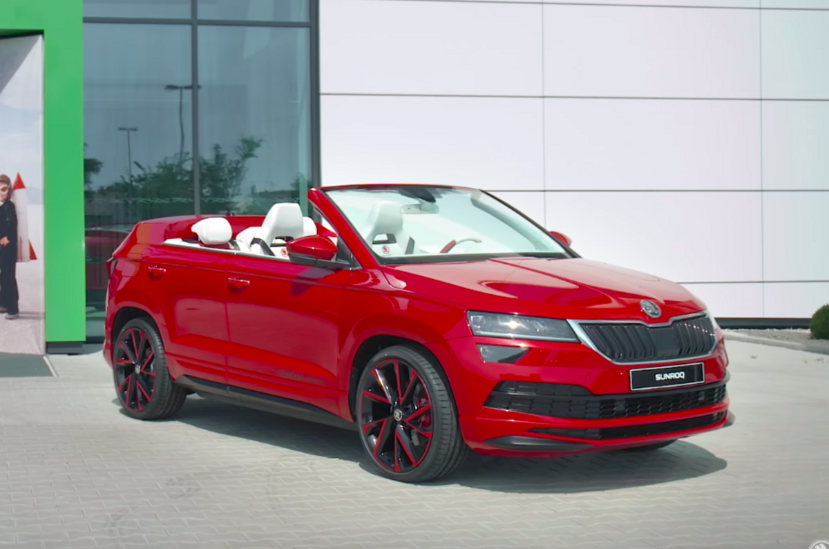 Skoda Sunroq revealed as student-created Karoq roadster 