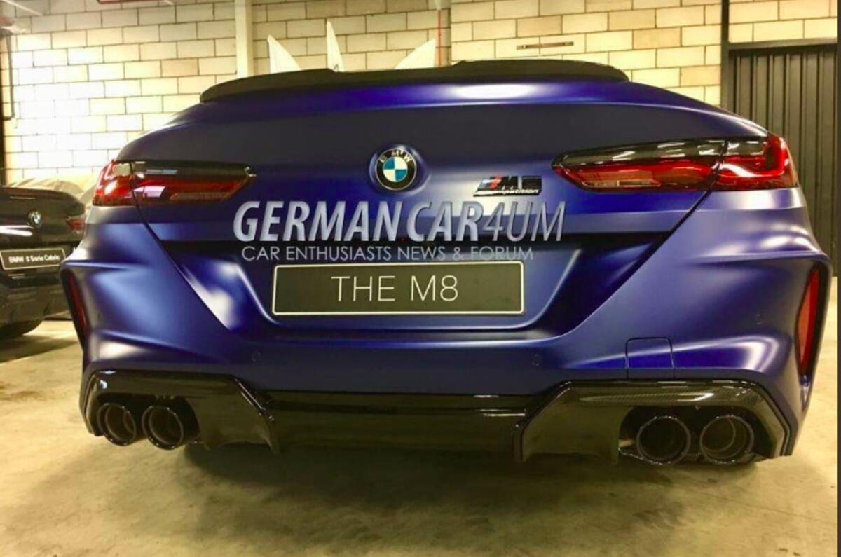 New Bmw M8 Competition Leaks Out Ahead Of 2019 Unveiling Autocar