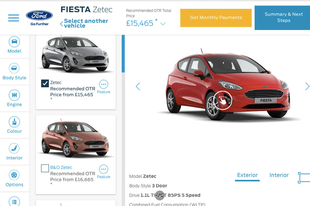 Ford axes 40 of UK Fiesta lineup to boost profitability in Europe