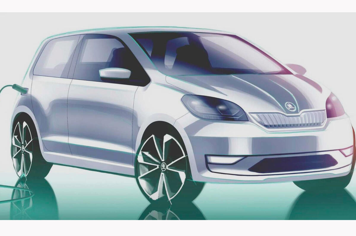 Skoda s first all electric model to be revealed next week Autocar