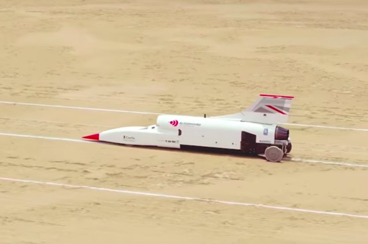 Wallpaper Bloodhound Land Speed Record Car Tops 500mph Autocar For Android Free