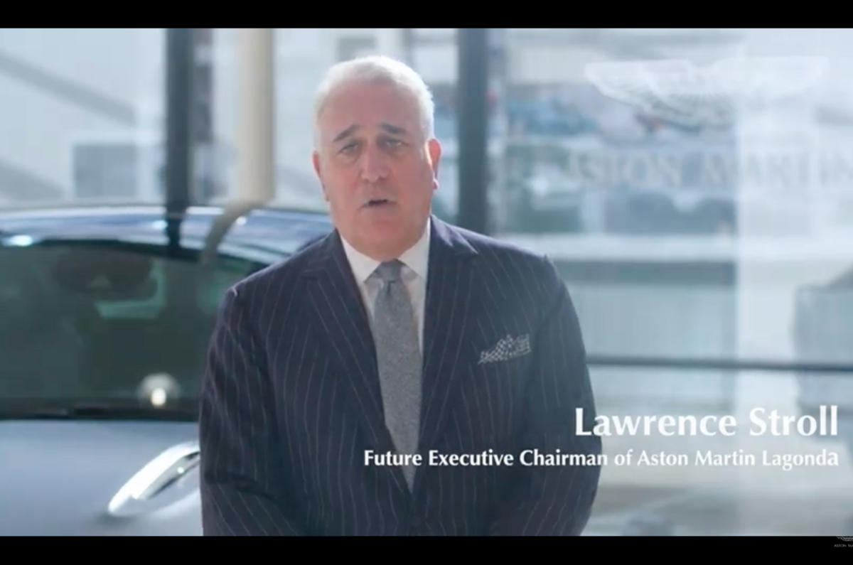 Aston Martin New Chairman Lawrence Stroll To Bring Racing