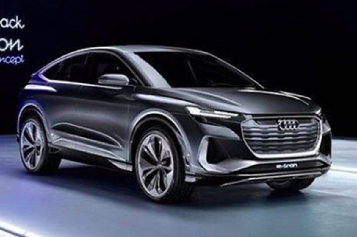 Audi Q4 E Tron Sportback Leaks Online Ahead Of Unveiling Today Autocar