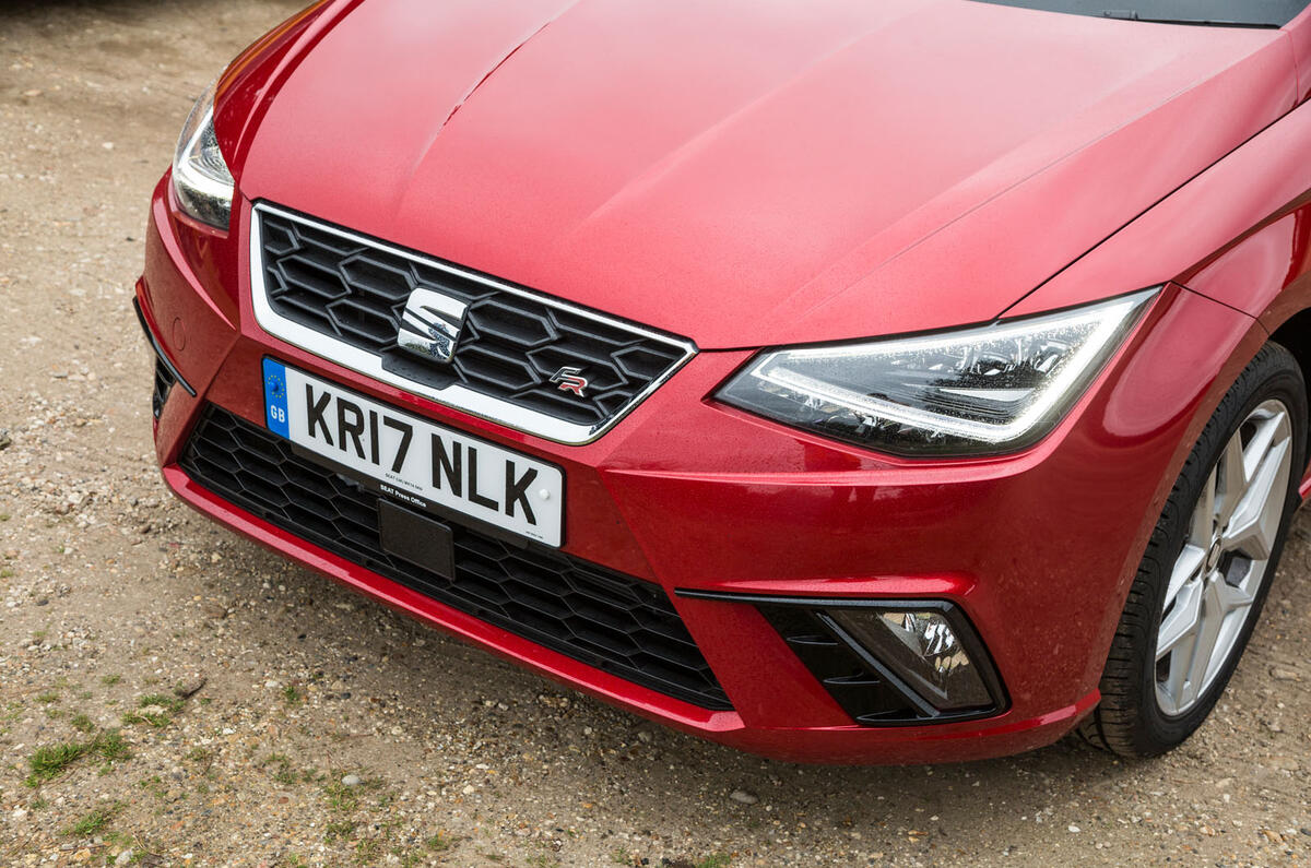 Seat Ibiza front end