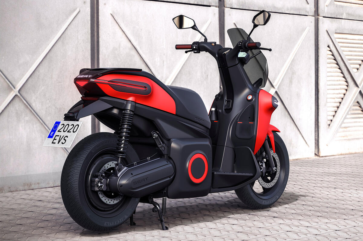 electric scooter with seat