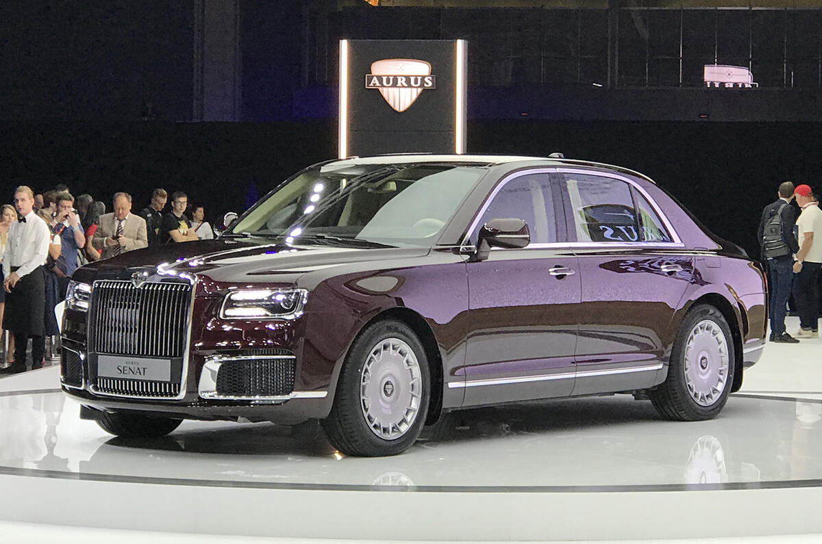 Aurus Senat European Debut For Russian Limousine Autocar