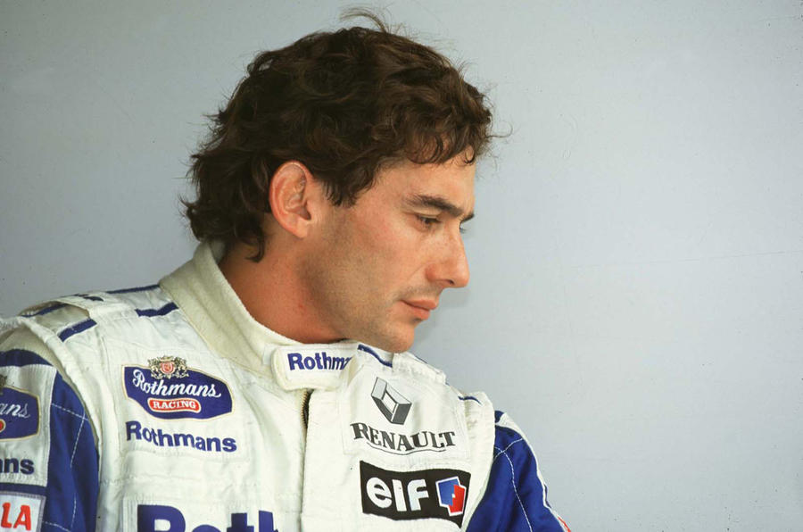 Ayrton Senna side profile
