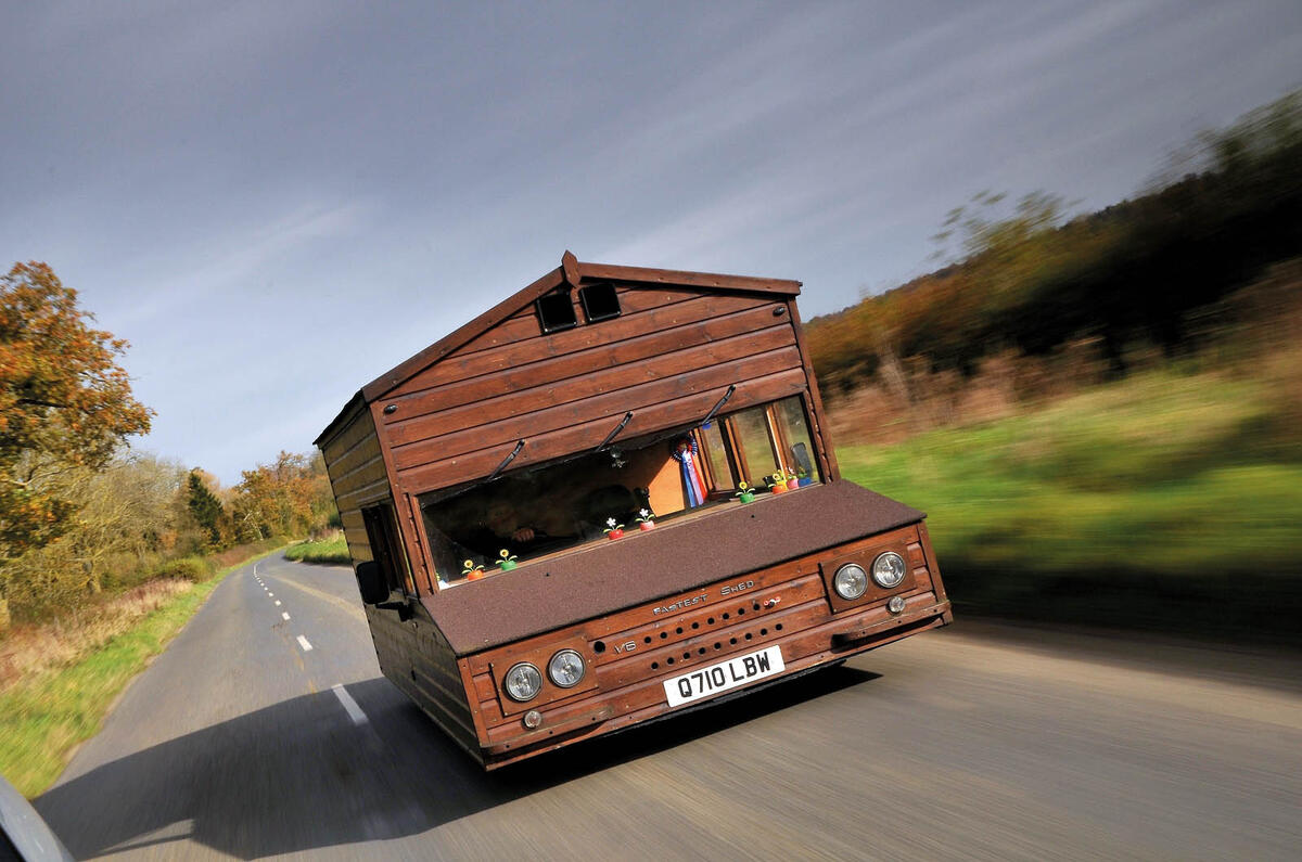 The world's fastest shed 