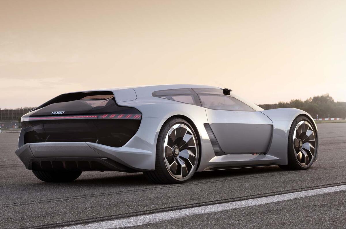 Audi unleashes 764bhp PB18 etron EV supercar concept  Autocar