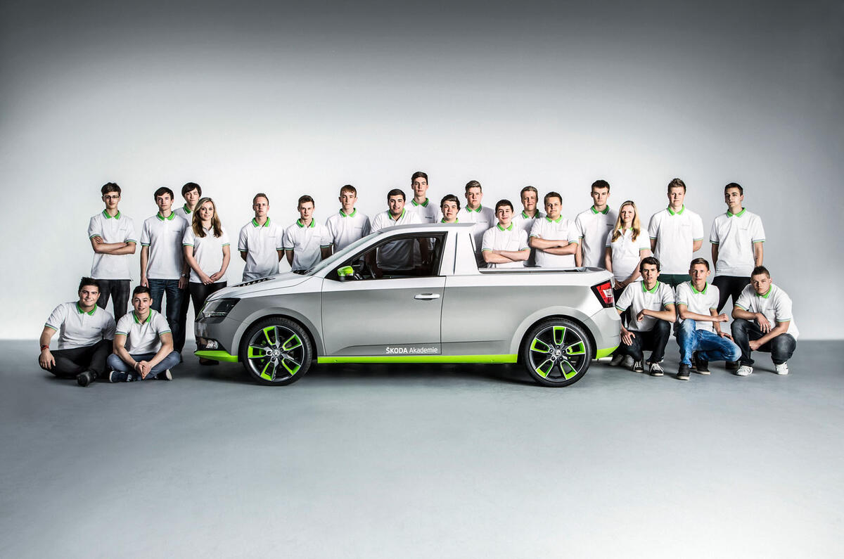 Skoda Unveils Fabia FUNstar Pickup Concept Car Autocar