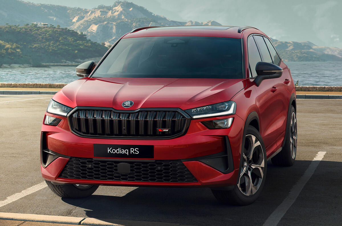 Skoda Kodiaq vRS 2025 front