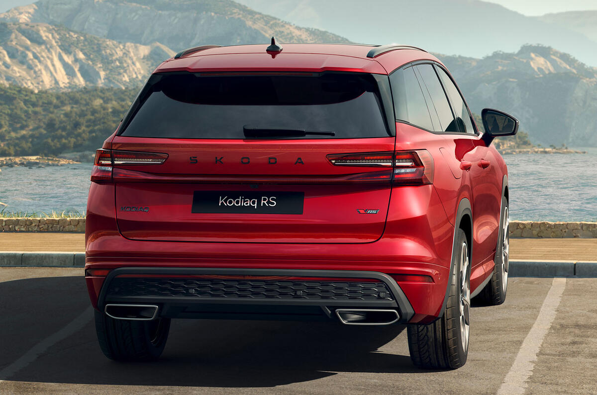 Skoda Kodiaq vRS 2025 rear