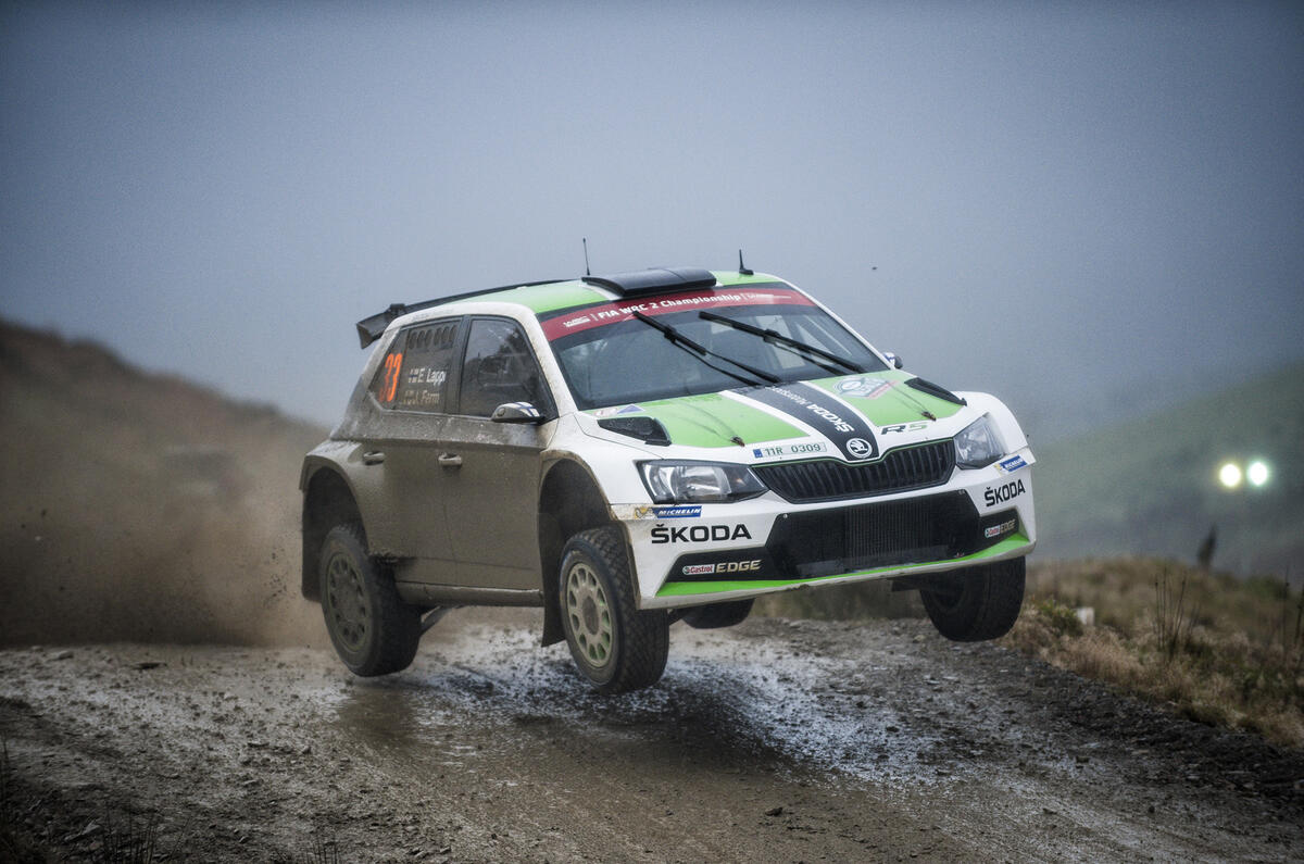 Skoda WRC car