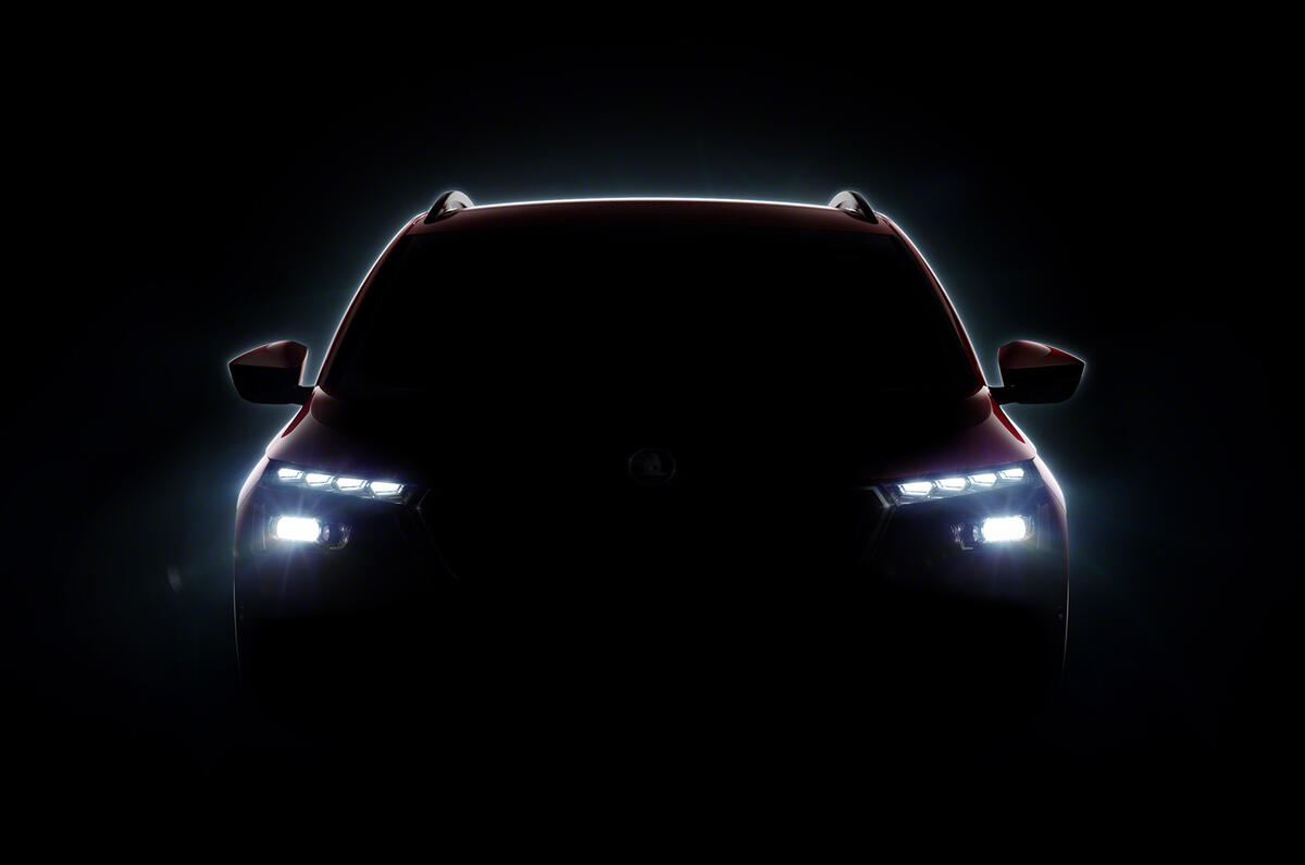 Skoda crossover teaser