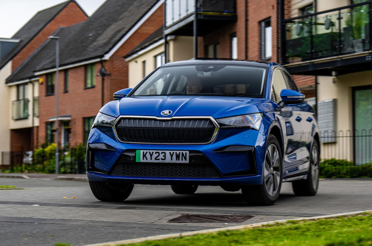 Skoda Enyaq Coupe 80 Studio conduite avant