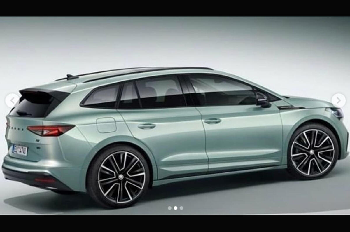 Skoda Enyaq Electric Suv Leaks Out Ahead Of Imminent Unveiling Autocar