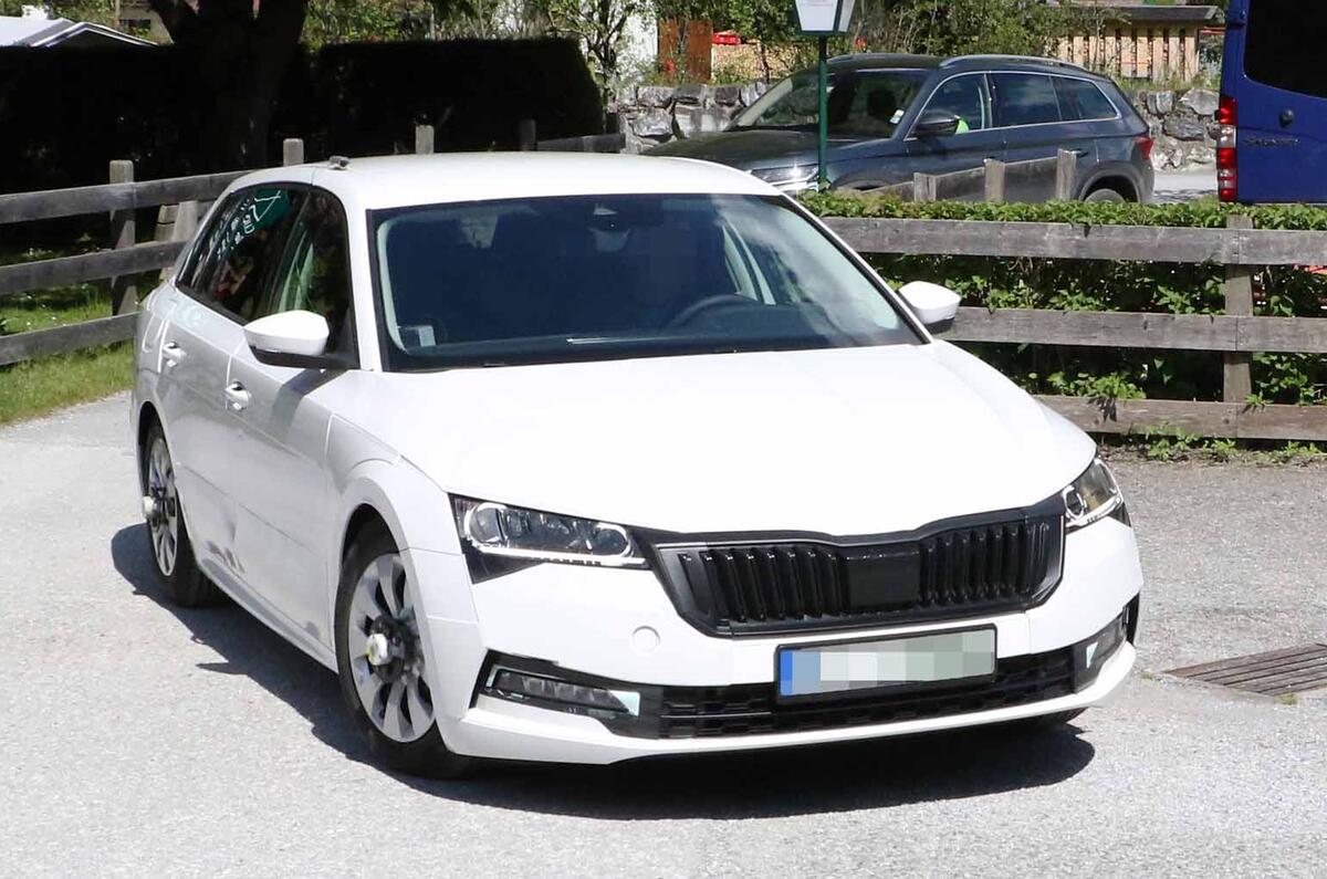 2019 Skoda Octavia estate spy shots