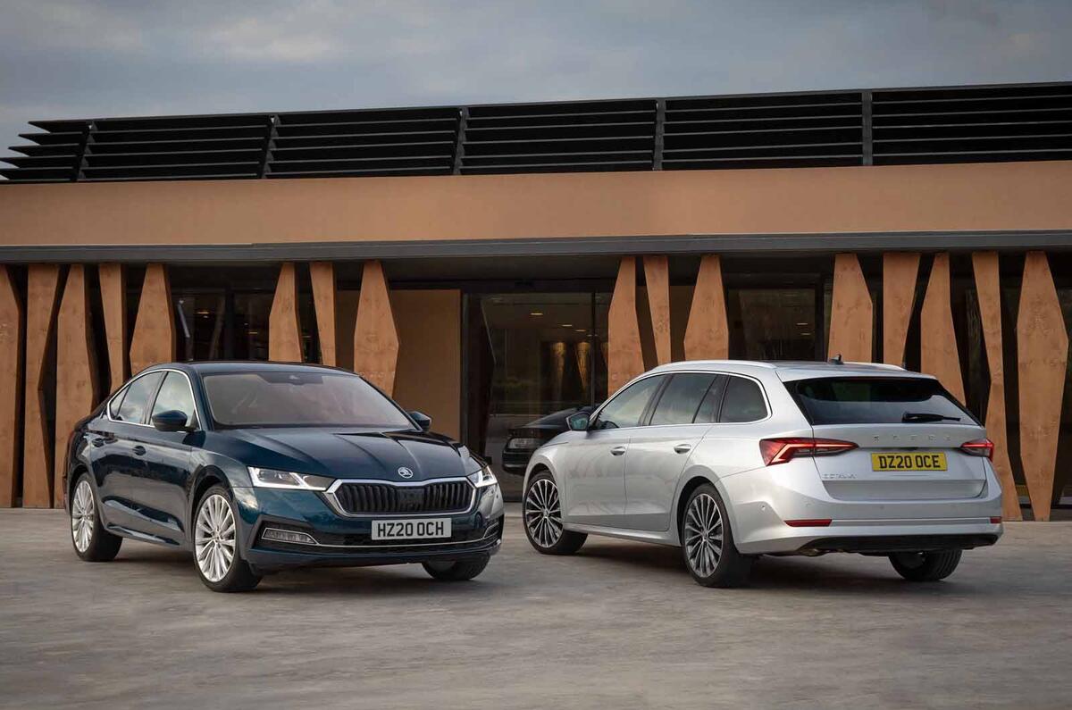 Skoda Octavia estate and hatch