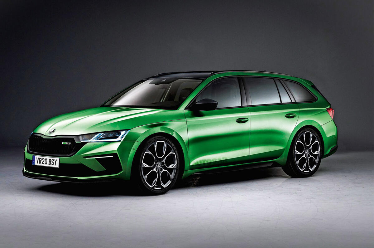 New Skoda Octavia Vrs Drops Disguise Ahead Of Unveil Next Week