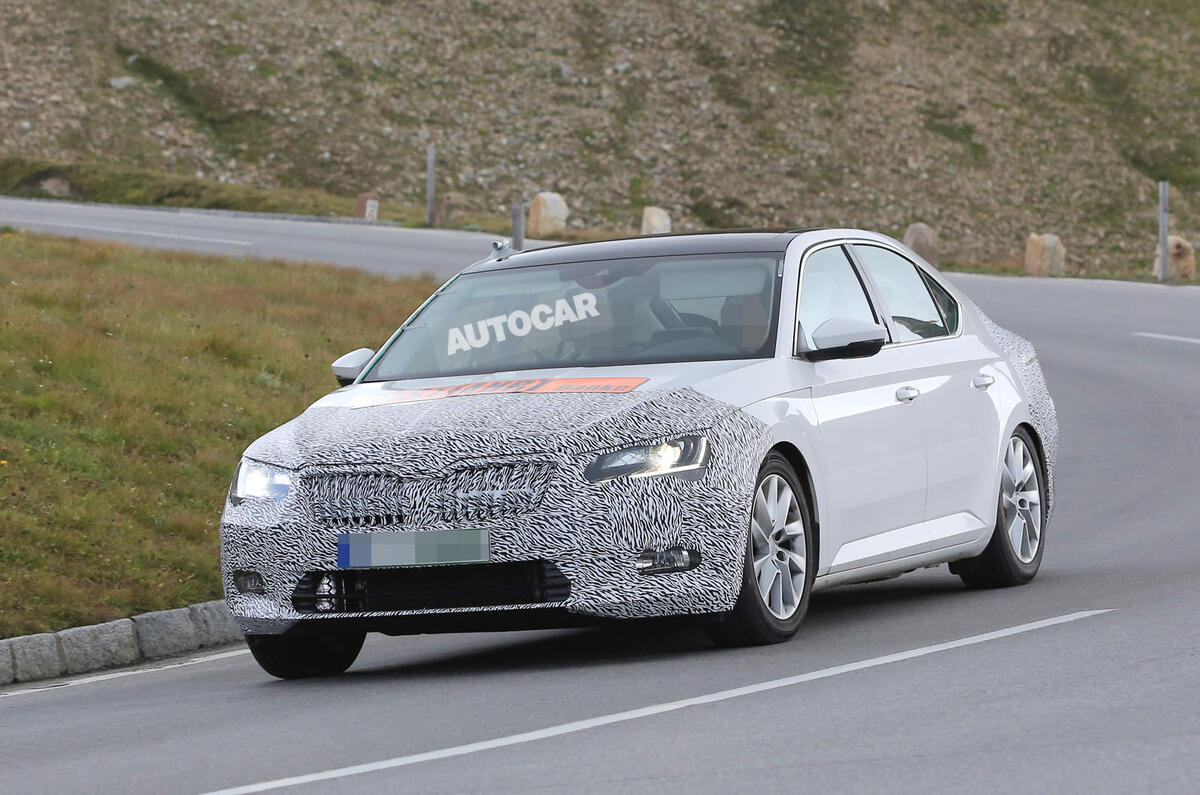 2017 Skoda Superb Facelift To Gain 286bhp Range Topping Engine Autocar