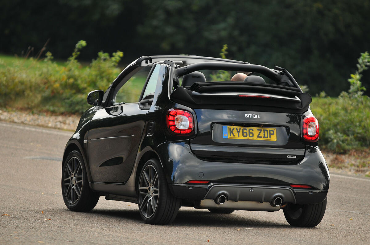 2016 Smart Fortwo Brabus Xclusive Cabrio Review Autocar