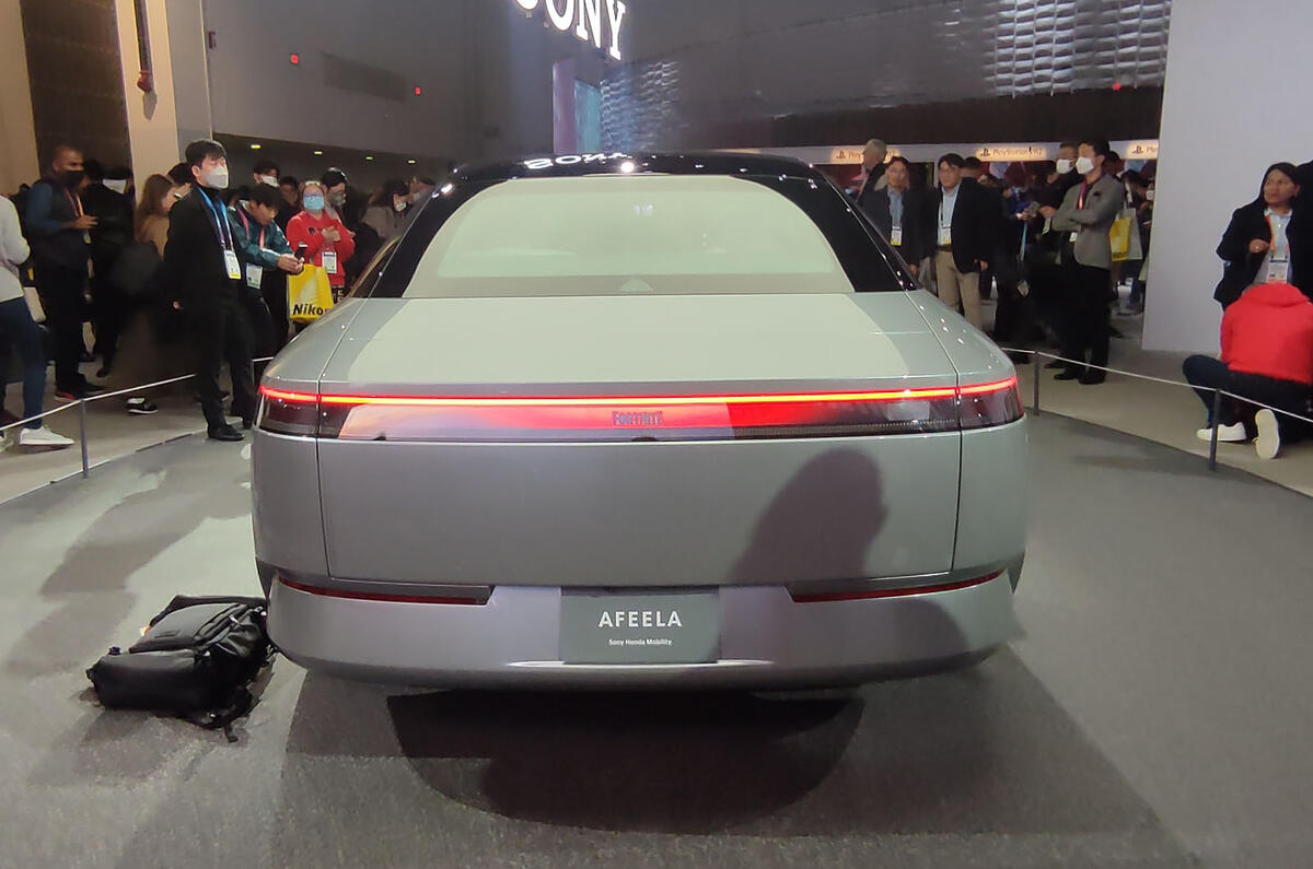 Sony Honda Afeela saloon concept at CES 553