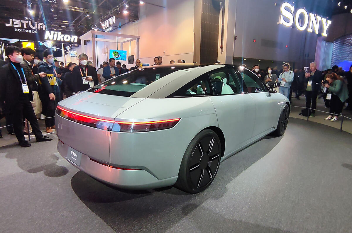 Sony Honda Afeela saloon concept at CES 616