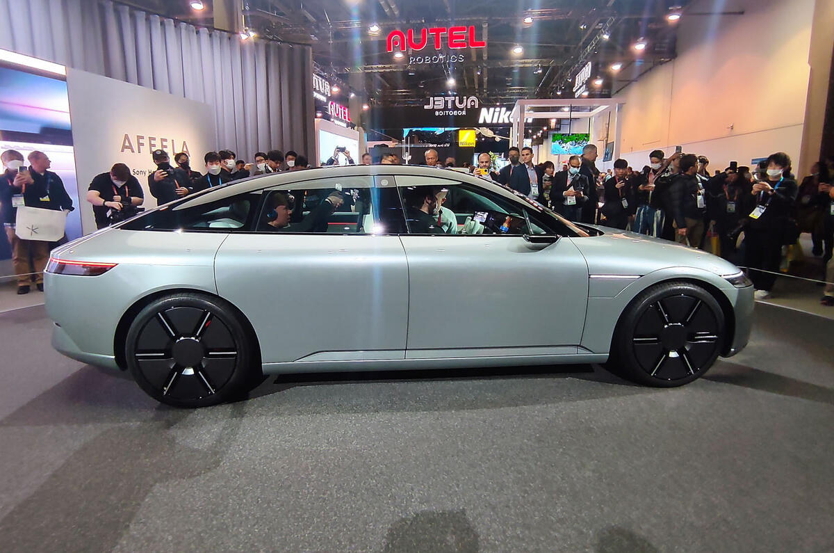 Sony Honda Afeela saloon concept at CES 648
