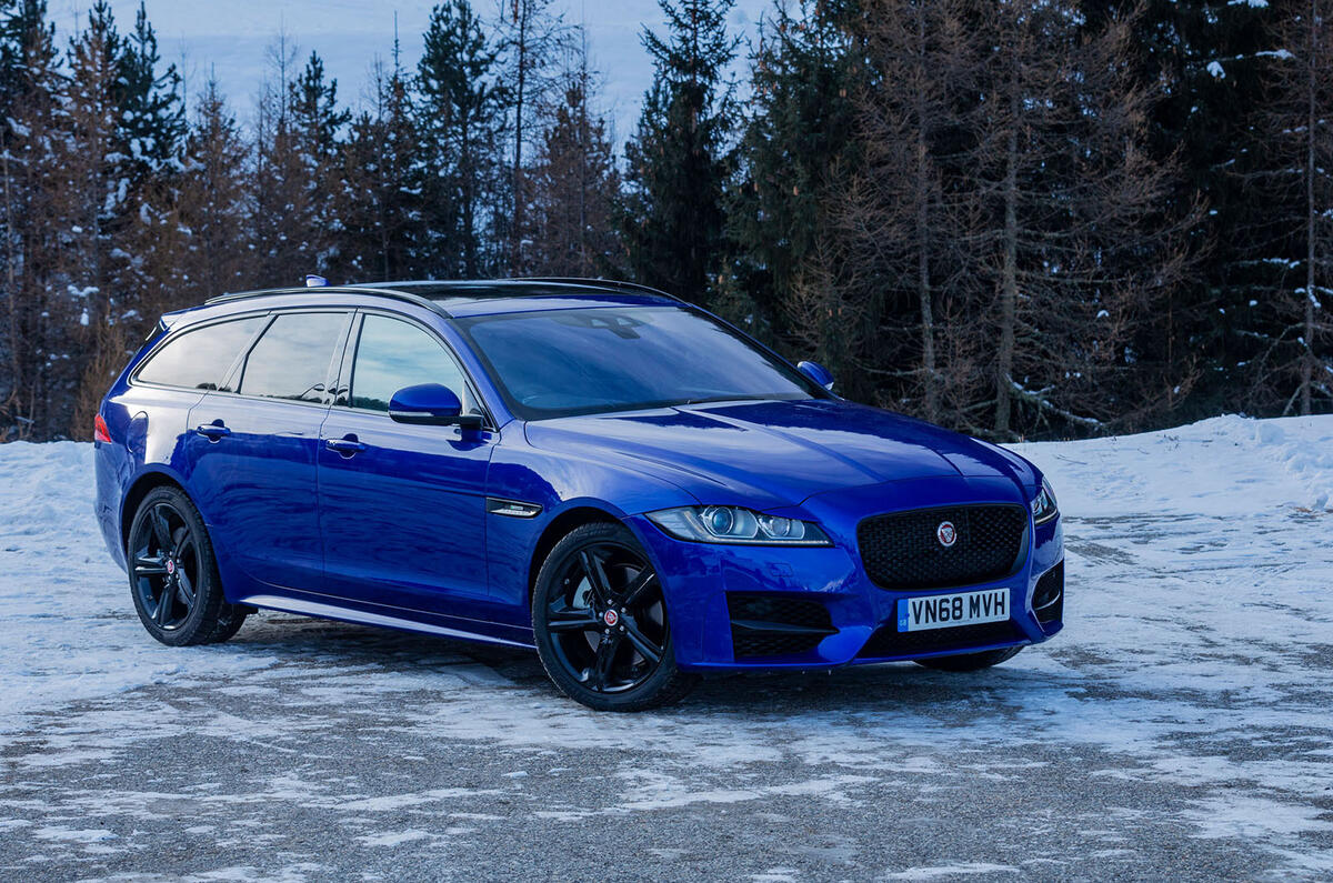 Jaguar XF Sportbrake 300 RSport 2019 UK first drive Autocar
