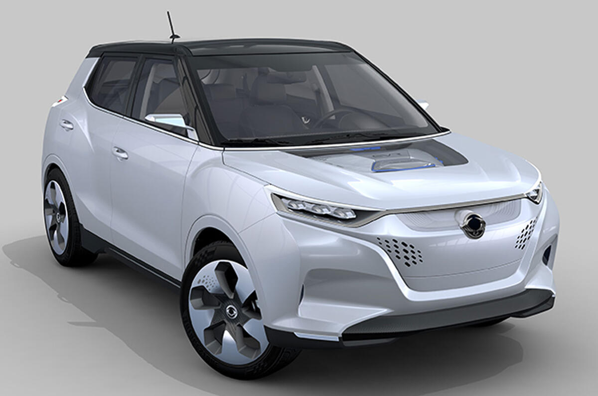 Ssangyong reveals electric Tivoli EVR concept in Geneva Autocar