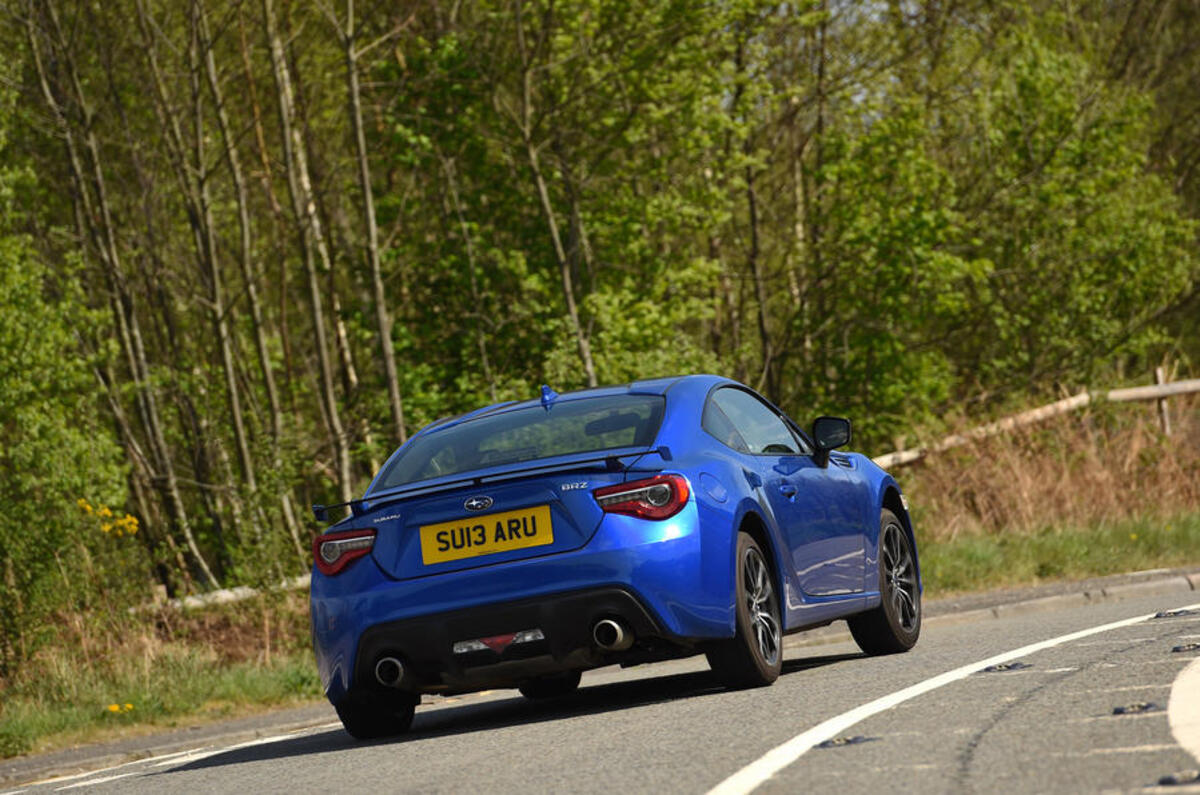 Subaru BRZ cornering