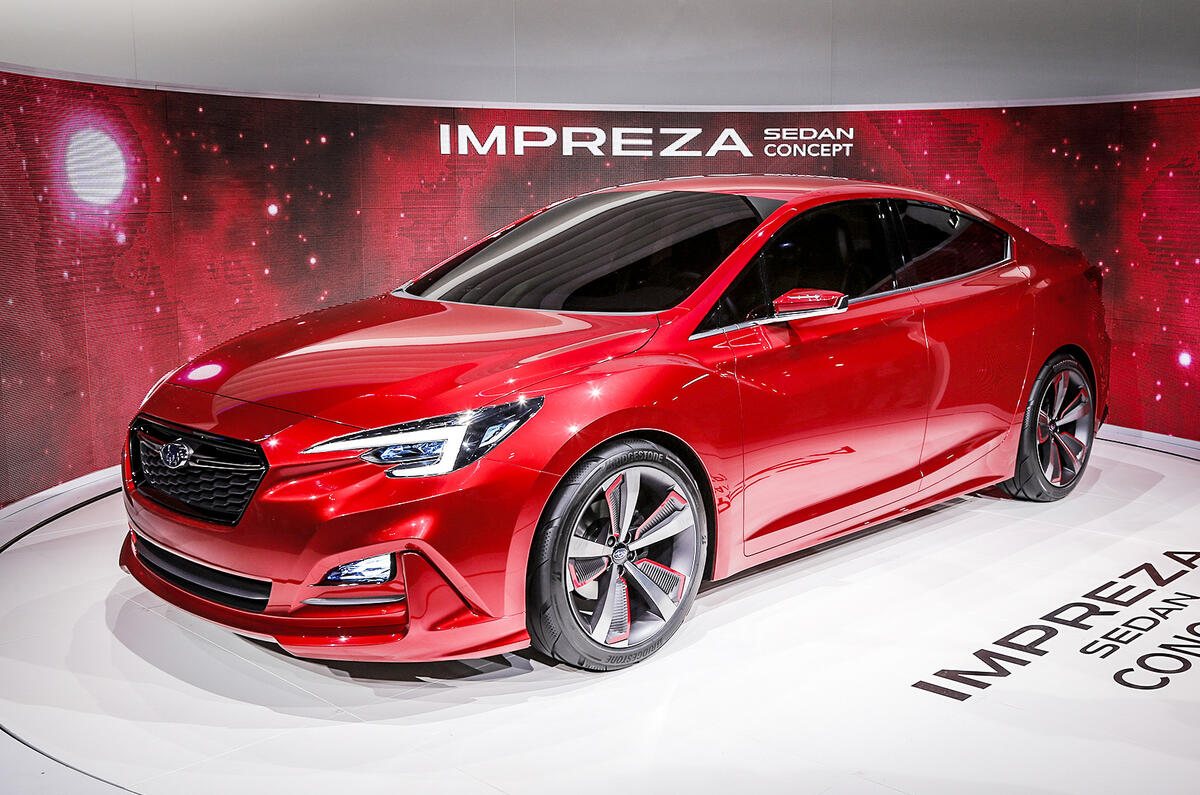 2016 Subaru Impreza Concept Revealed At La Motor Show Autocar