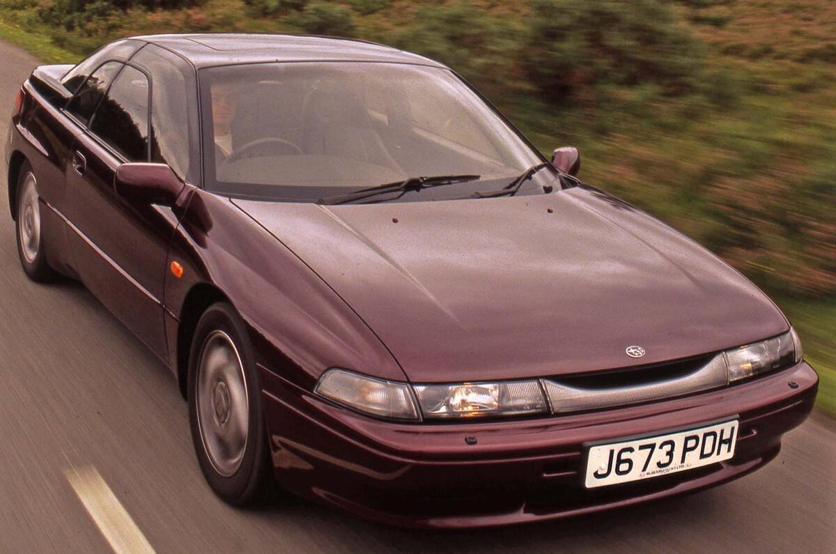 Subaru SVX front three quarter tracking