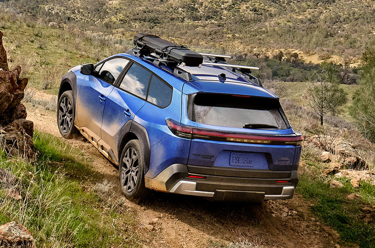 Subaru Trailseeker rear quarter
