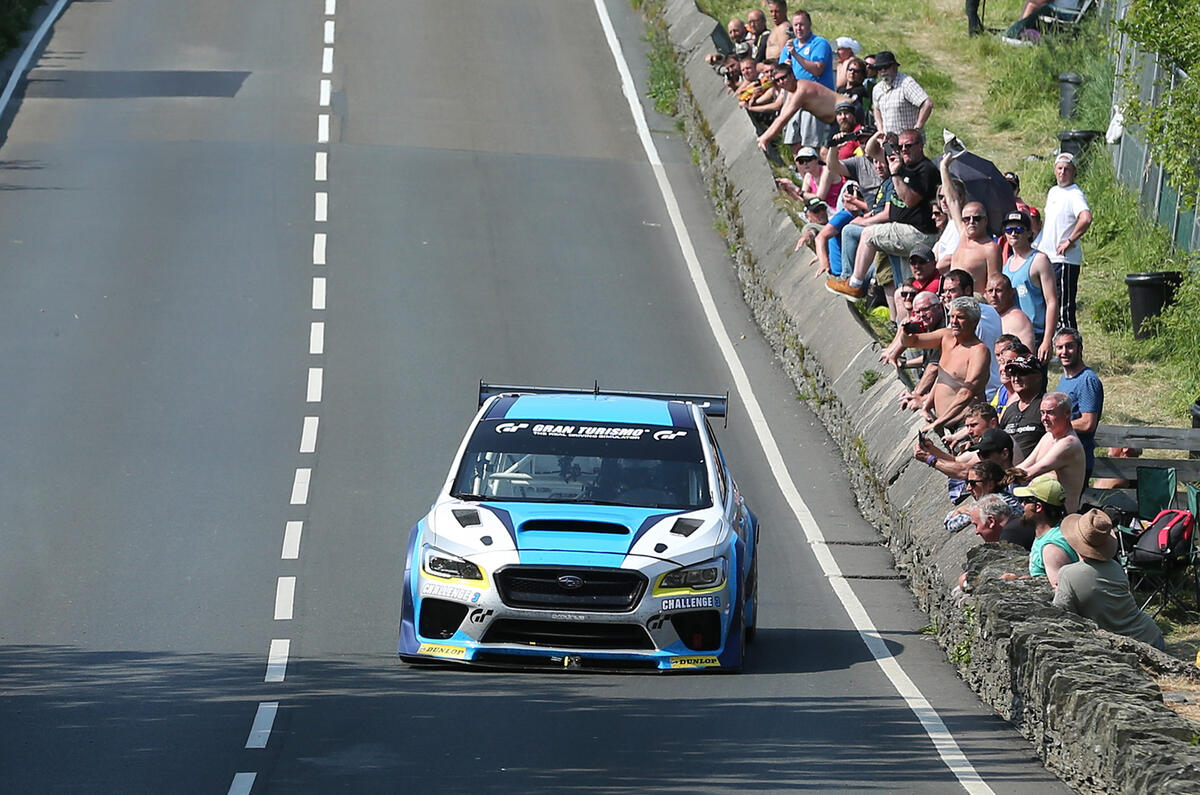 Subaru WRX STI Time Attack Isle of Man lap record