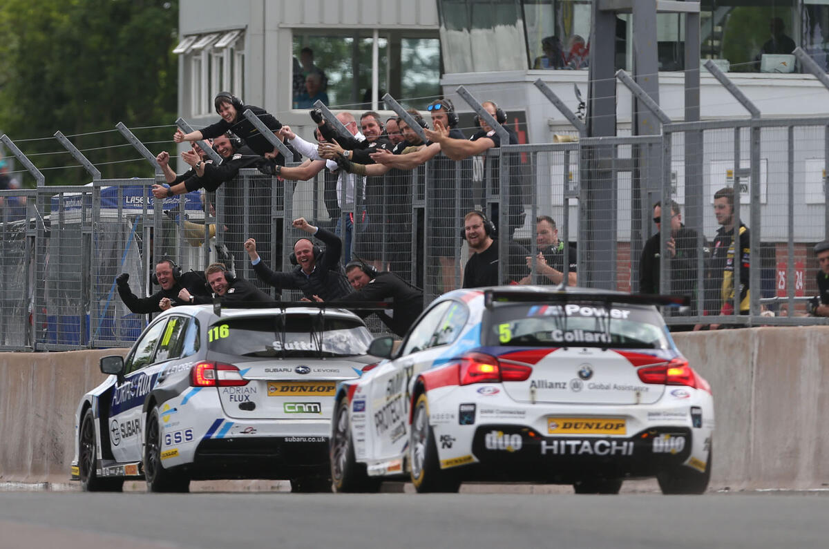 Ash Sutton took BTCC race win at Oulton Park