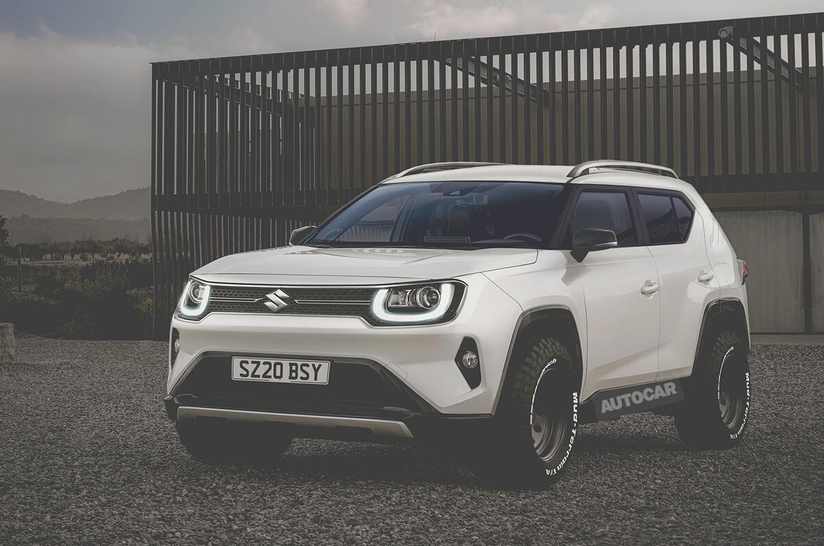 Suzuki/Toyota compact SUV render - front