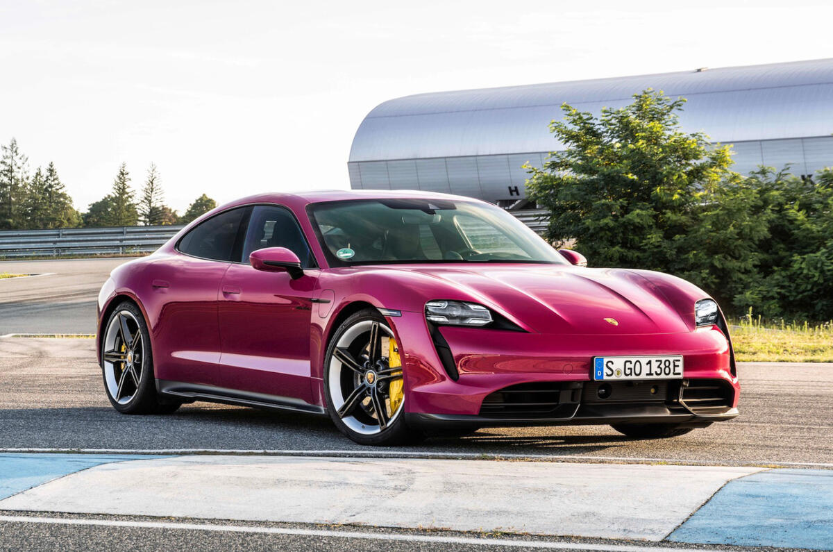 Updated 2021 Porsche Taycan Brings Back 1990s Colours Autocar