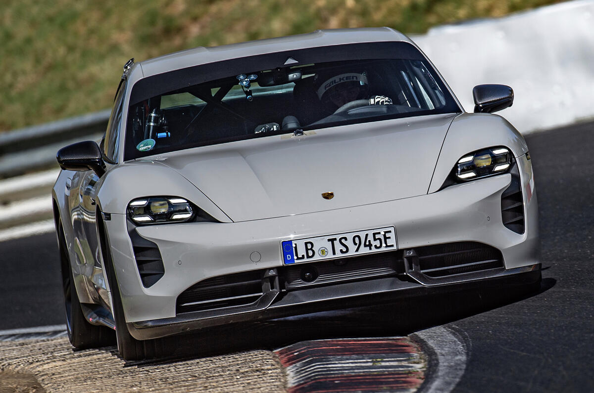 Taycan Nurburgring record on track 2