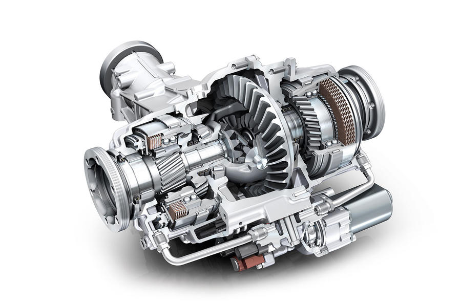 Limited-slip differential cutaway 