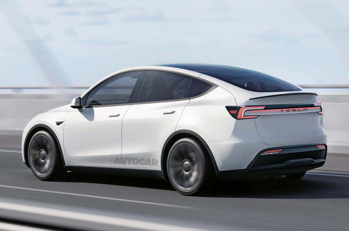 Newlook Tesla Model Y 2025 overhaul adds power, range and tech Autocar