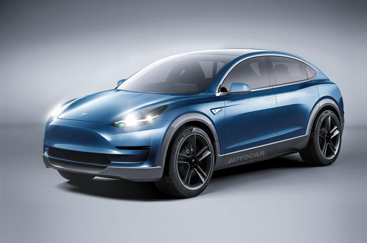 Tesla Model Y as imagined by Autocar