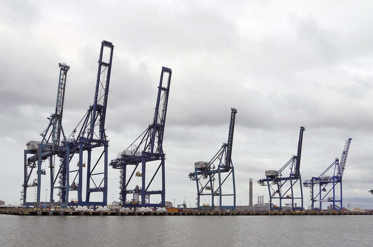 Crane towers