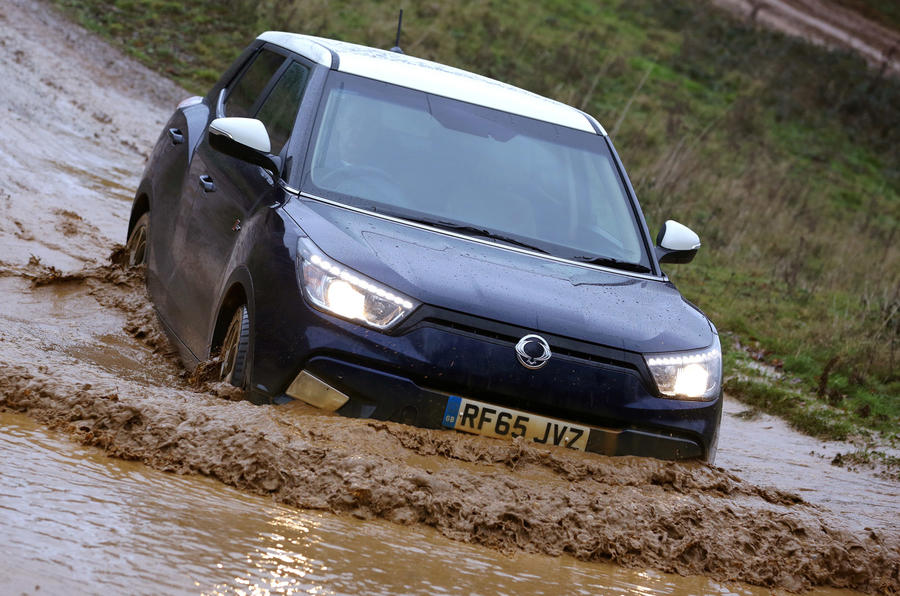 The new Tivoli 4x4 can cope with tough conditions