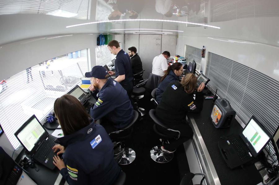 Inside the British Touring Car Championship's technical truck