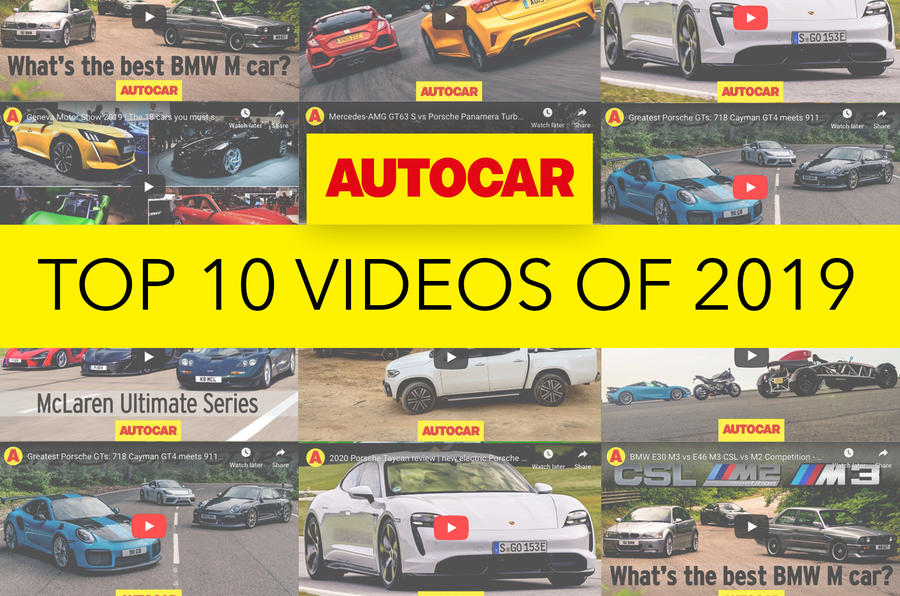 Autocar top 10 videos of 2019