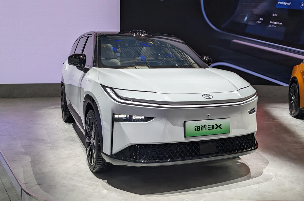 Toyota bZ3X Beijing front