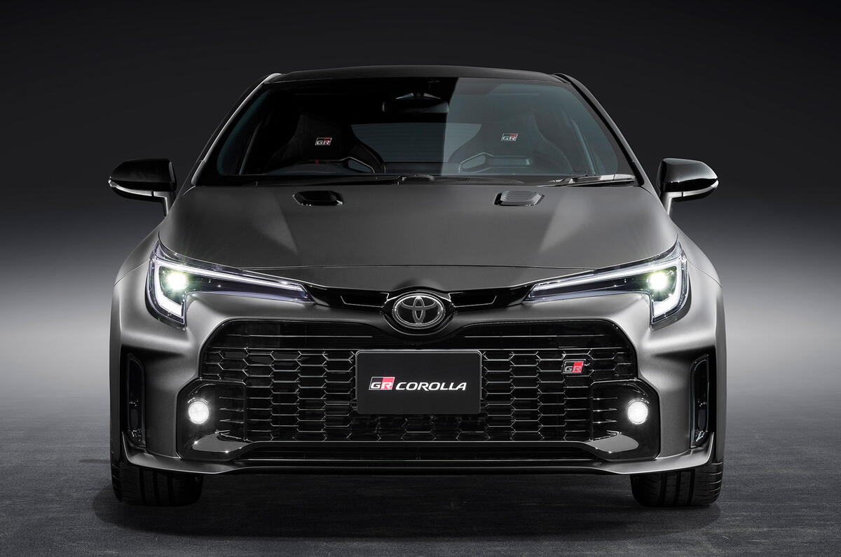 Toyota GR Corolla Morizo ​​Edición delantera