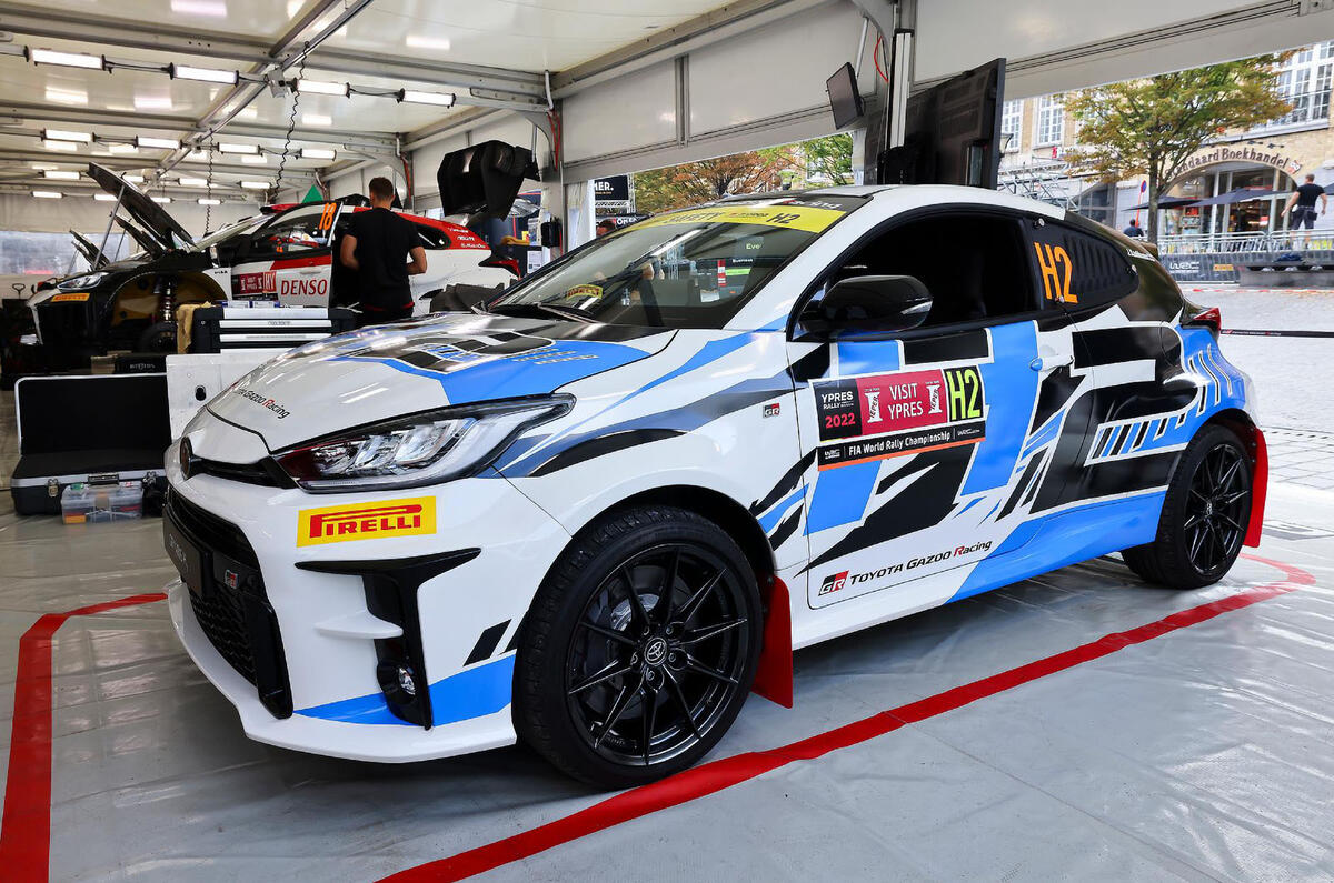 Toyota GR Yaris H2 rally prototype 02