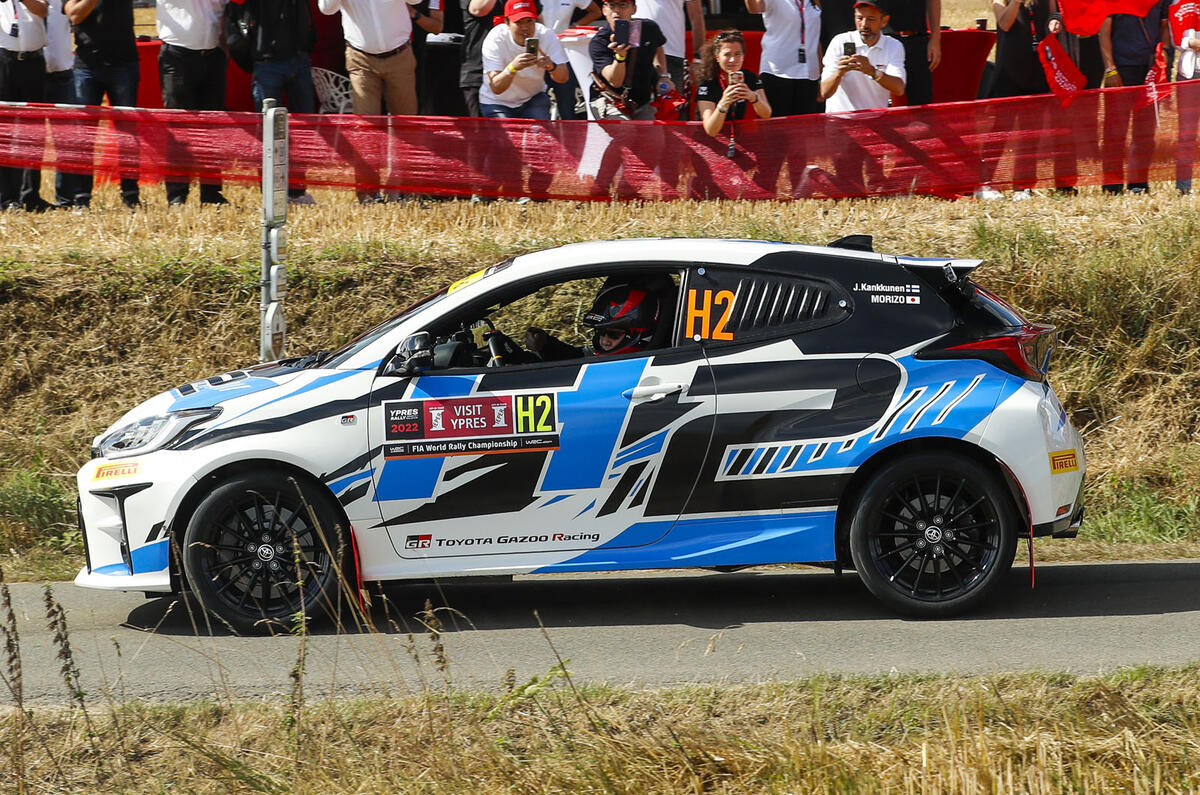 Toyota GR Yaris H2 rally prototype 10